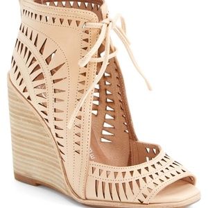 Jeffrey Campbell Rodillo Wedge Sandals 5M